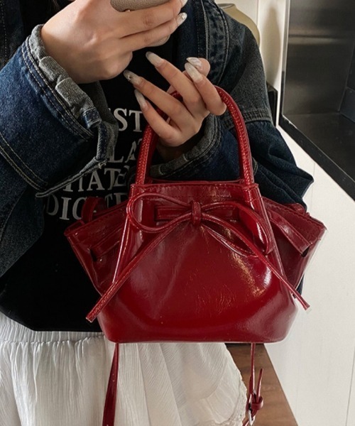 Ritzy（リッツィー）の「2way リボンデザイン PUショルダーバッグ