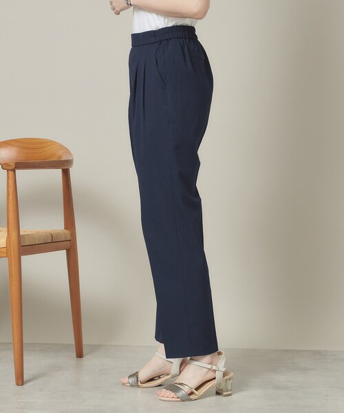 ITS'DEMO（イッツデモ）の「【手洗い可】麻調メッシュパンツ（その他パンツ・レディース・ライトベージュ/ネイビー・00）」の8枚目の写真