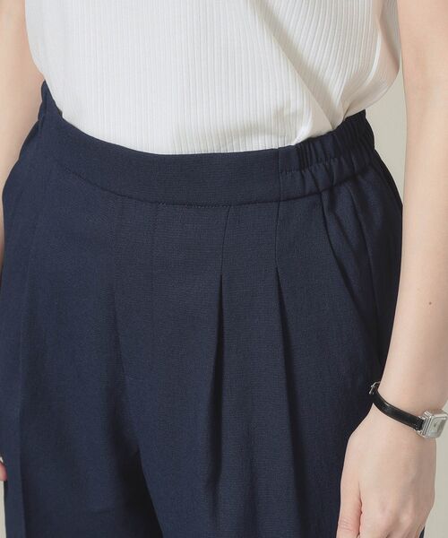 ITS'DEMO（イッツデモ）の「【手洗い可】麻調メッシュパンツ（その他パンツ・レディース・ライトベージュ/ネイビー・00）」の6枚目の写真