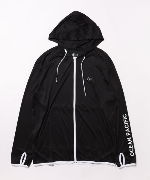 Ocean Pacific（オーシャンパシフィック）の「【OP/オーピー】水陸両用UVパーカー　ラッシュパーカー（ラッシュガード・メンズ・ブラック/ホワイト/杢グレー・X-LARGE/LARGE/SMALL/MEDIUM）」の22枚目の写真