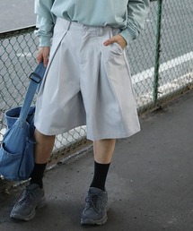 HOOK | タックワイドハーフパンツ (SS)(その他パンツ)