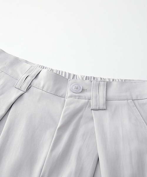 HOOK(フック)の「タックワイドハーフパンツ (SS)(その他パンツ・メンズ・ブラック/オフホワイト/チョコ・MEDIUM/LARGE/X-LARGE)」の4枚目の写真