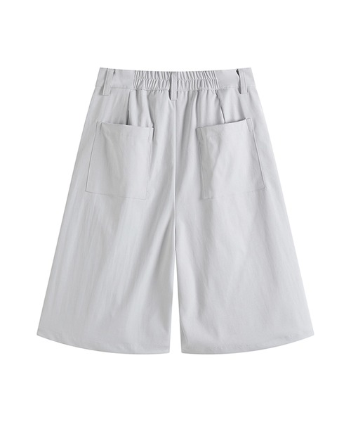 UNMINOU フロントタックハーフパンツ ホワイト FREAK'S STORE/タック入りショートパンツ｜Daytona Park(FREAK'S