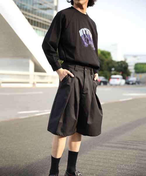 セール】タックワイドハーフパンツ（その他パンツ）｜HOOK