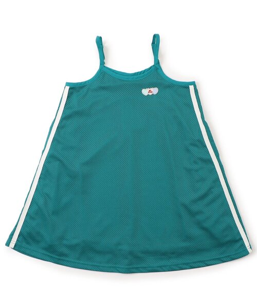 BREEZE（ブリーズ）の「【ジュニア対応】メッシュキャミワンピ（ワンピース・キッズ・グリーン/レッド・80/90/100/110/120/130/140）」の2枚目の写真