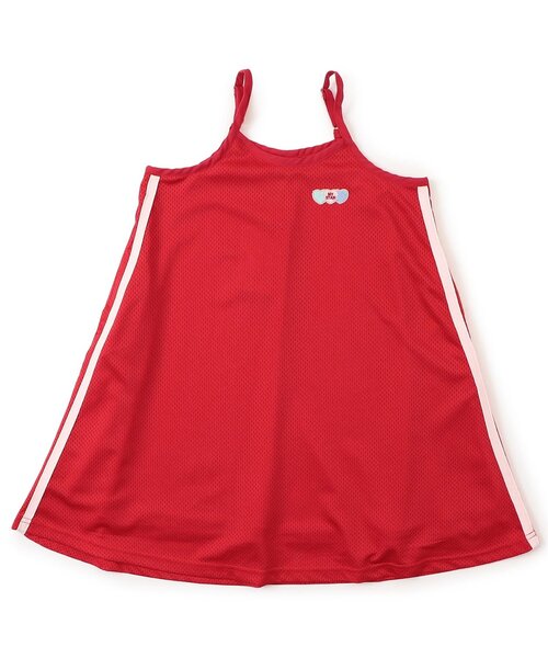 BREEZE（ブリーズ）の「【ジュニア対応】メッシュキャミワンピ（ワンピース・キッズ・グリーン/レッド・80/90/100/110/120/130/140）」の7枚目の写真