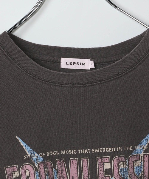 LEPSIM（レプシィム）の「アソートツアーロゴT　492798（Tシャツ/カットソー・レディース・ブルー/オフホワイト/ブラック・FREE）」の5枚目の写真