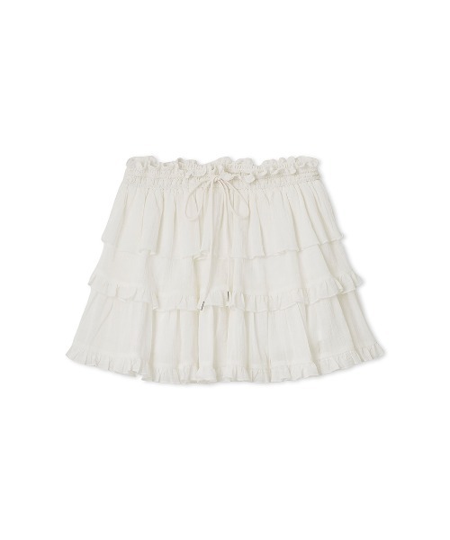 SNIDEL♡コットンライクフリルスカショーパン SNIDEL（スナイデル）の「【WEB限定サイズあり】コットンライク