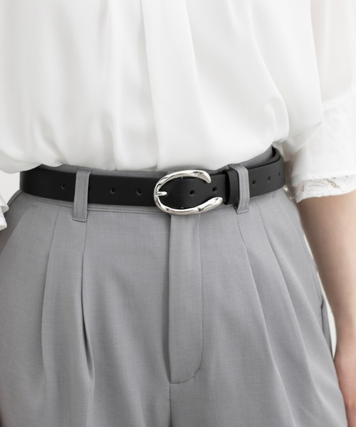 デザインバックル太ベルト（ベルト）｜Honeys（ハニーズ）の