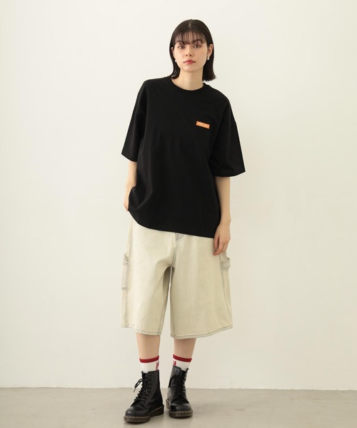 MILKFED.（ミルクフェド）の「FUNNY COLLEAGUE S/S TEE（Tシャツ/カットソー・レディース・ブルー/ブラック/オートミール・M/L）」の4枚目の写真