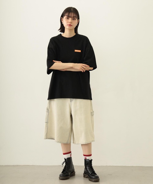 MILKFED.（ミルクフェド）の「FUNNY COLLEAGUE S/S TEE（Tシャツ/カットソー・レディース・ブルー/ブラック/オートミール・M/L）」の5枚目の写真