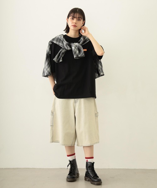 MILKFED.（ミルクフェド）の「FUNNY COLLEAGUE S/S TEE（Tシャツ/カットソー・レディース・ブルー/ブラック/オートミール・M/L）」の10枚目の写真