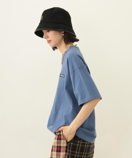MILKFED.（ミルクフェド）の「FUNNY COLLEAGUE S/S TEE（Tシャツ/カットソー・レディース・ブルー/ブラック/オートミール・M/L）」の11枚目の写真