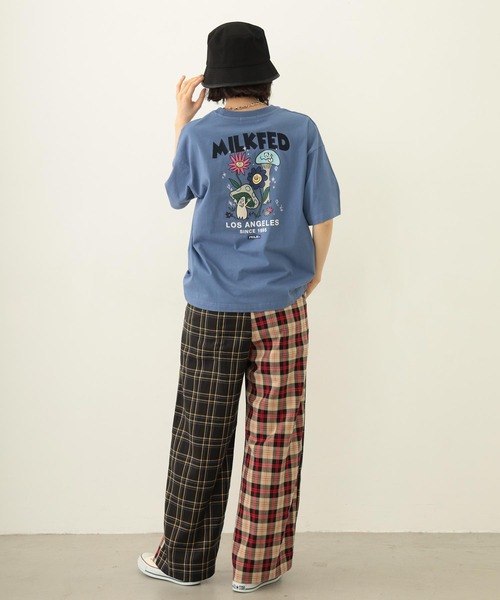 MILKFED.（ミルクフェド）の「FUNNY COLLEAGUE S/S TEE（Tシャツ/カットソー・レディース・ブルー/ブラック/オートミール・M/L）」の17枚目の写真