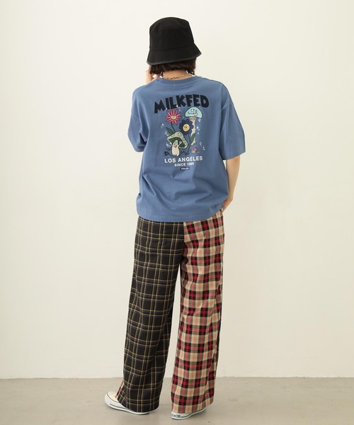 MILKFED.（ミルクフェド）の「FUNNY COLLEAGUE S/S TEE（Tシャツ/カットソー・レディース・ブルー/ブラック/オートミール・M/L）」の18枚目の写真