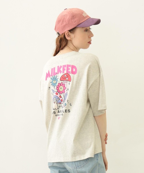 MILKFED.（ミルクフェド）の「FUNNY COLLEAGUE S/S TEE（Tシャツ/カットソー・レディース・ブルー/ブラック/オートミール・M/L）」の20枚目の写真