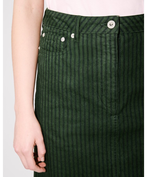 KENZO(ケンゾー)の「'KENZO Coast Lines Stripes' デニム スカート(デニムスカート・レディース・イエロー系その他・24/25)」の6枚目の写真