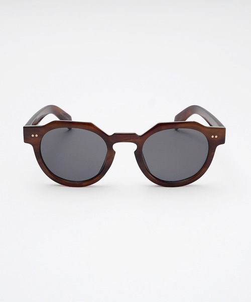 MinoriTY(マイノリティ)の「【MinoriTY】クラシックオーバルサングラス メンズ ウィメンズ ユニセックス(サングラス・メンズ・ブラック/ブラウン・FREE)」の5枚目の写真