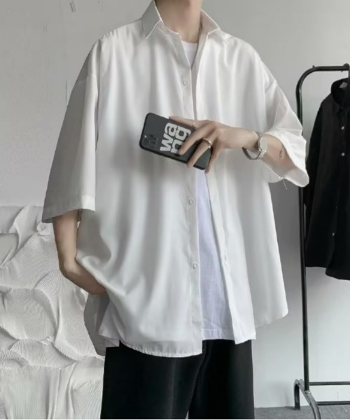 REBALANCE（リバランス）の「メンズオーバーサイズシャツ（シャツ/ブラウス・メンズ・C/A/B・MEDIUM/LARGE/X-LARGE）」の6枚目の写真