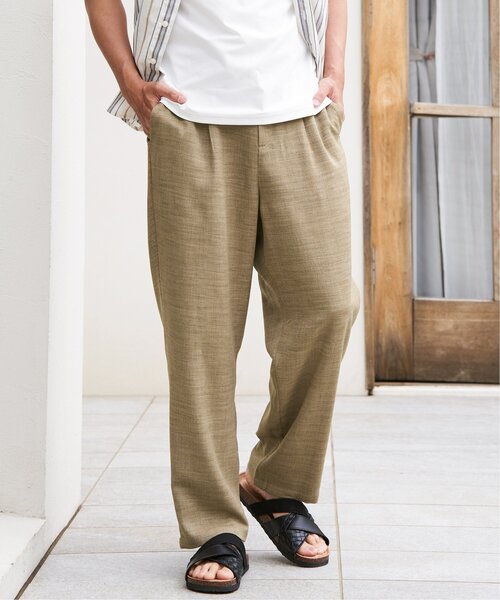 ikka(イッカ)の「【イージーケア】Reflax(R) ワイドイージーパンツ(その他パンツ・メンズ・チャコールグレー/ベージュ・M/L/XL/S)」の19枚目の写真