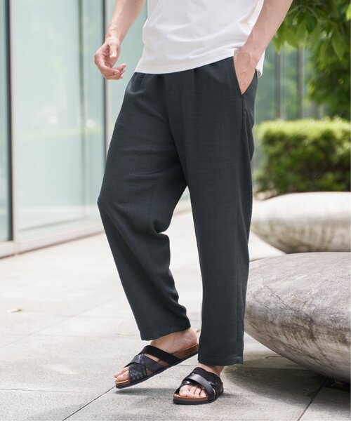 ikka(イッカ)の「【イージーケア】Reflax(R) ワイドイージーパンツ(その他パンツ・メンズ・チャコールグレー/ベージュ・M/L/XL/S)」の21枚目の写真