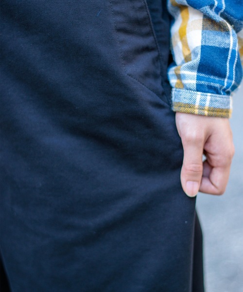 D.M.G.（ドミンゴ）の「[D.M.G / ディーエムジー] 20/10ツイルピーチ ストレートイージーパンツ（チノパンツ・レディース・ブラック/ベージュ・S/M）」の13枚目の写真