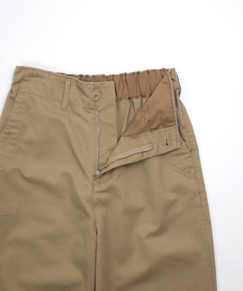 D.M.G.（ドミンゴ）の「[D.M.G / ディーエムジー] 20/10ツイルピーチ ストレートイージーパンツ（チノパンツ・レディース・ブラック/ベージュ・S/M）」の21枚目の写真