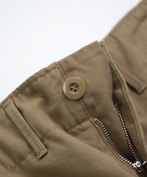 D.M.G.（ドミンゴ）の「[D.M.G / ディーエムジー] 20/10ツイルピーチ ストレートイージーパンツ（チノパンツ・レディース・ブラック/ベージュ・S/M）」の6枚目の写真