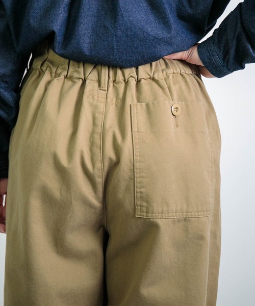 D.M.G.（ドミンゴ）の「[D.M.G / ディーエムジー] 20/10ツイルピーチ ストレートイージーパンツ（チノパンツ・レディース・ブラック/ベージュ・S/M）」の20枚目の写真