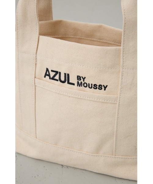 AZUL by moussy（アズールバイマウジー）の「ロゴ刺繍ミニトートバック（トートバッグ・メンズ・ブラック/グレー/オフホワイト/ブルー・FREE）」の12枚目の写真