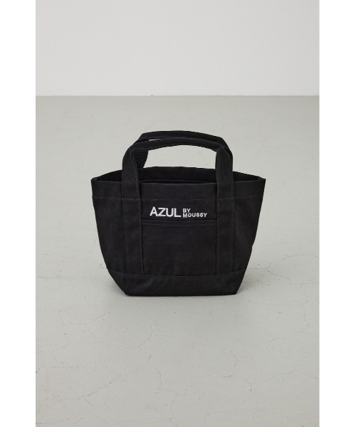 AZUL by moussy ロゴキャンバストートバッグ ブラック AZUL BY MOUSSY AZUL ロゴキャンバストートバッグ BLK -靴