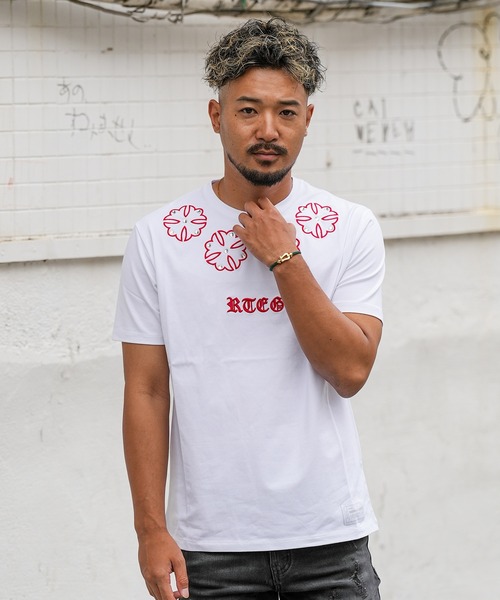 adamsJUGGLER(アダムスジャグラー)の「RTEGネックリリーティー(Tシャツ/カットソー・メンズ・ブラック/ホワイト・S/M/L/XL/XXL)」の21枚目の写真