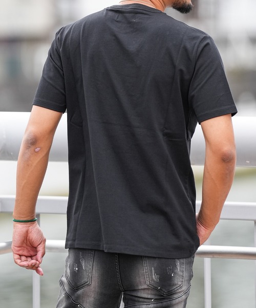 adamsJUGGLER(アダムスジャグラー)の「RTEGネックリリーティー(Tシャツ/カットソー・メンズ・ブラック/ホワイト・S/M/L/XL/XXL)」の6枚目の写真