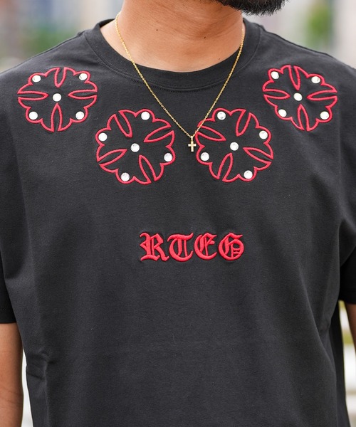 adamsJUGGLER(アダムスジャグラー)の「RTEGネックリリーティー(Tシャツ/カットソー・メンズ・ブラック/ホワイト・S/M/L/XL/XXL)」の9枚目の写真