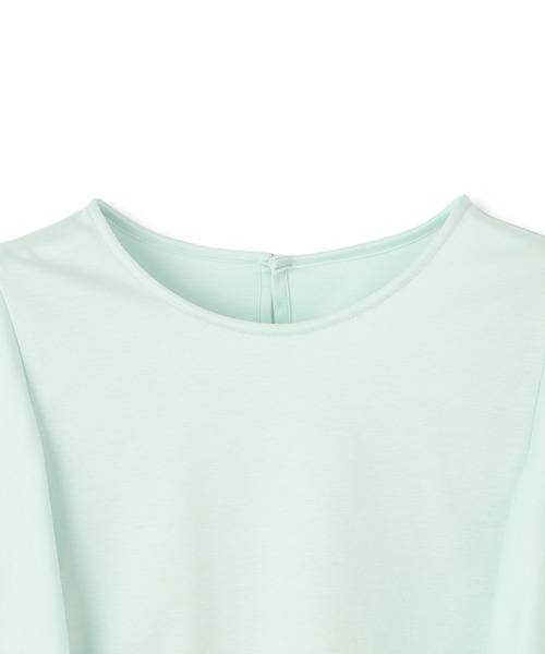 tシャツ ラッフルスリーブコンパクトカットソー「洗濯機で洗える」 レディース セール】ラッフルスリーブコンパクトカットソー≪洗濯機で洗える