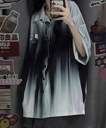 DEVICE（デバイス）の「ダーク グラデーション シャツ（シャツ/ブラウス）」