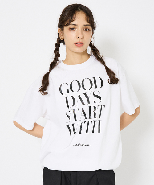 FRUIT OF THE LOOM(フルーツオブザルーム)の「【FRUIT OF THE LOOM/フルーツ オブ ザ ルーム】Print T-shirts/選べるプリントTシャツ/ユニセックス【WEB限定】(Tシャツ/カットソー・メンズ・グレー系その他2/ブラック系その他2/ホワイト系その他2/グレー系その他/ブラック系その他/ホワイト系その他・XL/L/M)」の2枚目の写真