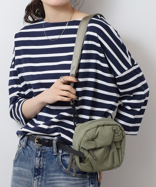 WILD THINGS(ワイルドシングス)の「WILD THINGS PUFF POUCH ナイロンボンディング パフポーチバッグ(ショルダーバッグ・メンズ・カーキ/グレー/ブラック・FREE)」の17枚目の写真