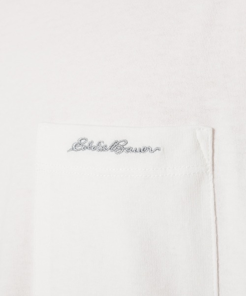 Eddie Bauer(エディーバウアー)の「クラシック ロゴ刺繍 ポケットTシャツ(Tシャツ/カットソー・メンズ・ホワイト/ブラック/ミント/ピンク・XXL/XL/M/S/L)」の14枚目の写真