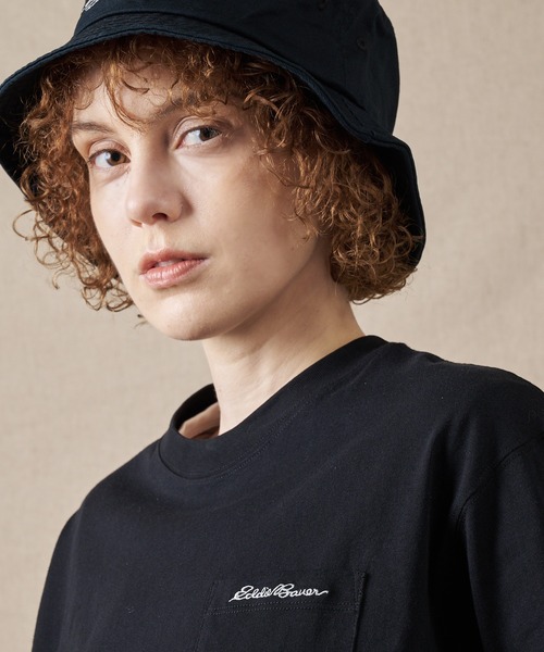 Eddie Bauer(エディーバウアー)の「クラシック ロゴ刺繍 ポケットTシャツ(Tシャツ/カットソー・メンズ・ホワイト/ブラック/ミント/ピンク・XXL/XL/M/S/L)」の19枚目の写真