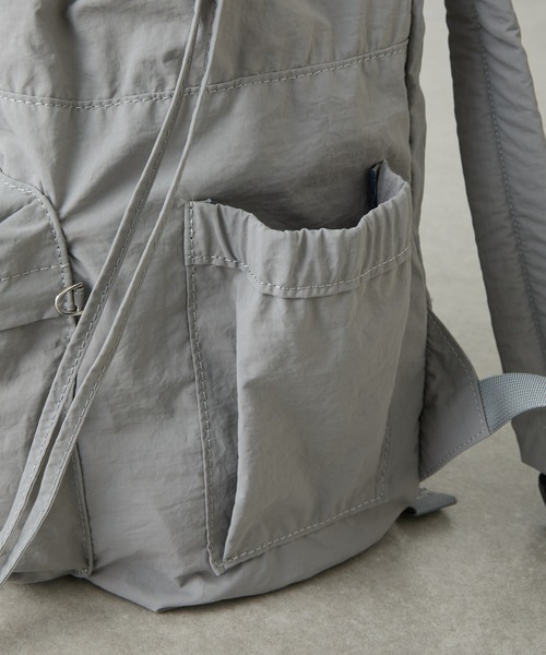 PAPILLONNER（パピヨネ）の「ドロストナイロンリュック/軽量/ZOZO限定（バックパック/リュック・レディース・ブラック/グレー・FREE）」の16枚目の写真