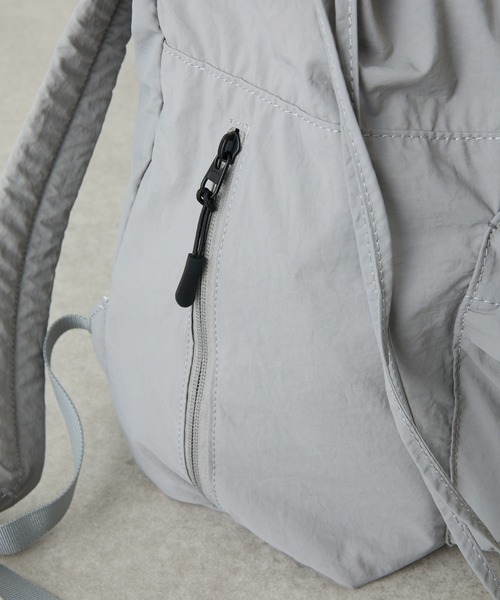 PAPILLONNER（パピヨネ）の「ドロストナイロンリュック/軽量/ZOZO限定（バックパック/リュック・レディース・ブラック/グレー・FREE）」の19枚目の写真