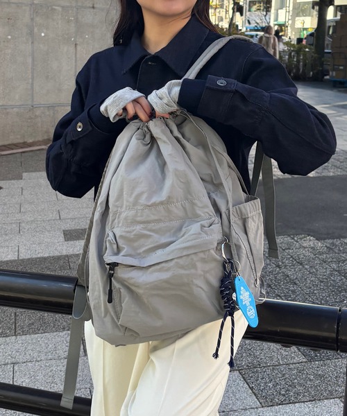 PAPILLONNER（パピヨネ）の「ドロストナイロンリュック/軽量/ZOZO限定（バックパック/リュック・レディース・ブラック/グレー・FREE）」の21枚目の写真