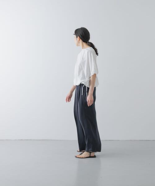 かぐれ（カグレ）の「キュプラ2タックイージーパンツ（その他パンツ・レディース・ブラック/ネイビー・FREE）」の8枚目の写真