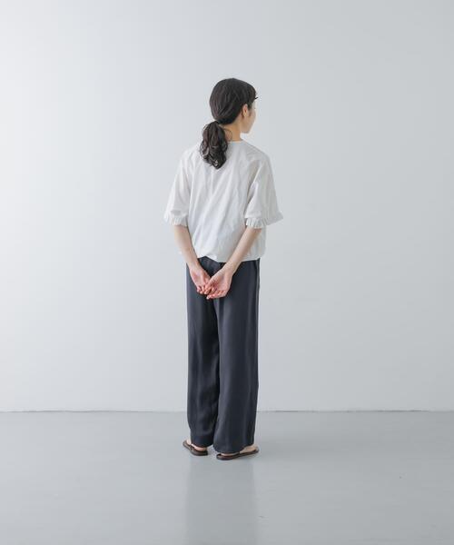 かぐれ（カグレ）の「キュプラ2タックイージーパンツ（その他パンツ・レディース・ブラック/ネイビー・FREE）」の11枚目の写真