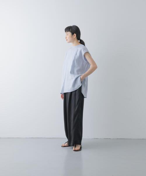 かぐれ（カグレ）の「キュプラ2タックイージーパンツ（その他パンツ・レディース・ブラック/ネイビー・FREE）」の22枚目の写真