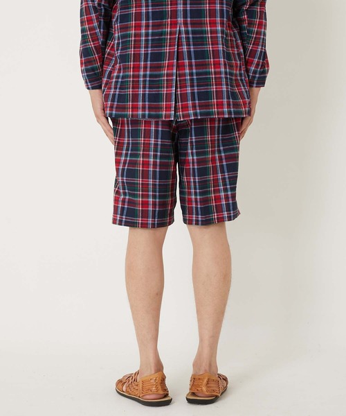 HOLLYWOOD RANCH MARKET(ハリウッドランチマーケット)の「【セットアップ】Brooks Brothers 別注 マドラスチェック ショートパンツ(その他パンツ・メンズ・レッド・S/M/L/XL)」の3枚目の写真