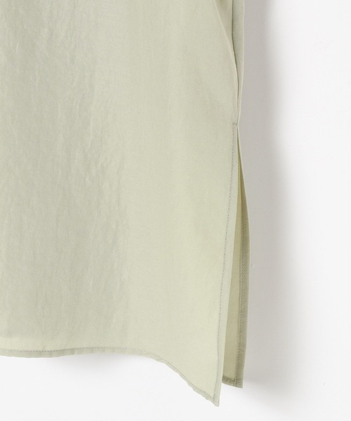 LEPSIM(レプシィム)の「フリルVネックノースリブラウス 570821(シャツ/ブラウス・レディース・ライトグリーン/ブラック/オフホワイト・FREE)」の15枚目の写真