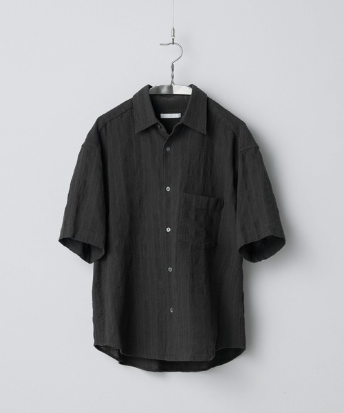 トップス WYM GAUZE MESH CHECK H/S SHIRT GAUZE MESH CHECK H/S SHIRT（シャツ/ブラウス）｜WYM LIDNM