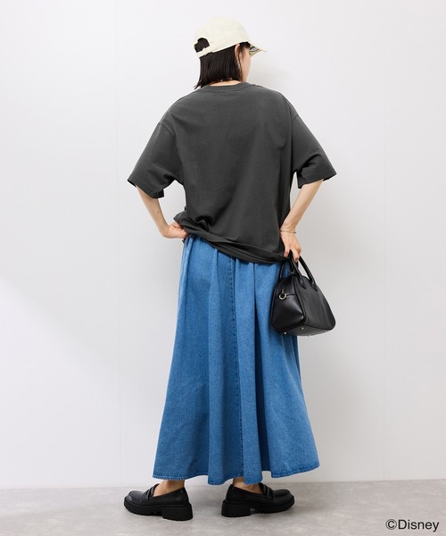 DISCUS ATHLETIC(ディスカス アスレチック)の「【DISCUS ATHLETIC/ディスカスアスレチック】DISCUS×Disney Tシャツ(Tシャツ/カットソー・レディース・チャコールグレー/ホワイト/スミクロ/ホワイト系その他2・38)」の7枚目の写真